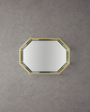 Luxury Cam Dekoratif Tepsi 25x18x4 cm Gold