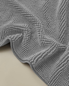 Macaroni Kaydırmaz Taban Banyo Paspası Seti 60x90 + 40x60 cm Gri