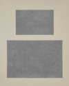 Macaroni Kaydırmaz Taban Banyo Paspası Seti 60x90 + 40x60 cm Gri