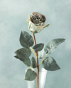 Majestic Rose Tek Dal Yapay Çiçek Mavi
