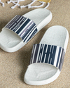 Marine Stripe Kadın Plaj Terliği Lacivert