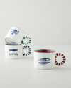 Mariner Parade New Bone China Kupa 260 ml Mavi - Kırmızı -Yeşil