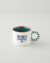Mariner Parade New Bone China Kupa 260 ml Mavi - Kırmızı -Yeşil