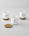 Mariner Sun Stoneware 6 Parça 3 Kişilik Fincan 150 ml Mavi-Kırmızı