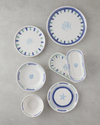 Mariscopia Seramik Servis Tabağı 26 cm Mavi-yeşil