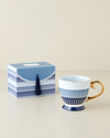 Marivella New Bone China Kupa 460 ml Mavi