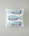 Marlin Kırlent Kılıfı 45x45 cm Mavi-Bej
