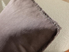 Marsilya Denim Kırlent Kılıfı Kahverengi