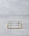 Mensa Cam Dekoratif Tepsi 18x18x3,5cm Gold