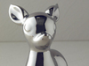 Merry Deer Seramik Biblo Silver