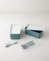 Mezaluna Time Plastik 2 Katlı Lunch Box 1 L- 1 L Yeşil