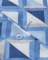 Mini Argyle Tek Kişilik Nevresim Takımı Mavi