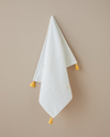 Mini Daisy Pamuk Nakışlı Yüz Havlusu 50x80 cm Ekru