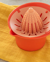 Mini Squeezer Plastik Limon Sıkacağı Kırmızı