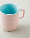 Mini&Mummy Seramik İkili Kupa 150-230 ml Mavi - Pembe