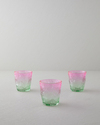 Minty Cam 3'lü Bardak 240 ml Pembe - Yeşil
