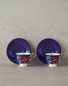 Miranda New Bone China 4 Parça 2 Kişilik Kahve Fincan Takımı Lacivert