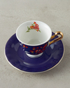 Miranda New Bone China 4 Parça 2 Kişilik Kahve Fincan Takımı Lacivert