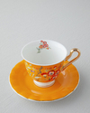 Miranda New Bone China 4 Parça 2 Kişilik Çay Fincanı Takımı 220 ml Turuncu
