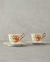 Miranda New Bone China Kahve Fincan Takımı 4 Parça 2 Kişilik Açık Sarı