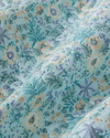 Misty Flora  Çift Kişilik Çok Amaçlı Örtü 200x220 cm Açık Mavi