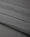 Modello Pamuk Saten Nakışlı Çift Kişilik Nevresim Takımı 200x220 cm Antrasit