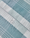 Modern Check Pamuklu Çift Kişilik Nevresim Seti 200x220 cm Yeşil