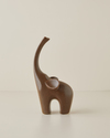 Modern Elephant Seramik Dekoratif Obje 12x23 cm Kahverengi