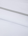Modern Frame Nakışlı Perkal Super King Nevresim Takımı 260x220 cm Gümüş