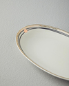 Modern Glow Bone Porselen Kayık Tabak 25 cm Beyaz