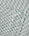 Modern Grid Çift Kişilik Pike 180x220 cm Yeşil