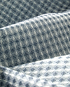 Modern Grid Çift Kişilik Pike 180x220 cm Lacivert