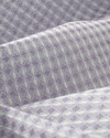 Modern Grid Çift Kişilik Pike 180x220 cm Lila