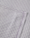 Modern Grid Çift Kişilik Pike 180x220 cm Lila
