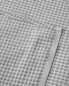 Modern Grid Çift Kişilik Pike 180x220 cm Gri