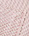 Modern Grid Çift Kişilik Pike 180x220 cm Pembe