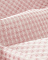 Modern Grid Çift Kişilik Pike 180x220 cm Pembe