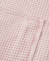 Modern Grid Tek Kişilik Pike 150x220 cm Pembe