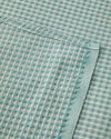 Modern Grid Tek Kişilik Pike 150x220 cm Seledon