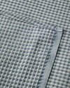 Modern Grid Tek Kişilik Pike 150x220 cm Lacivert