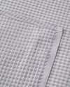 Modern Grid Tek Kişilik Pike 150x220 cm Lila