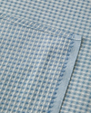 Modern Grid Tek Kişilik Pike 150x220 cm Mavi