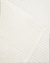 Modern Grid Tek Kişilik Pike 150x220 cm Ekru