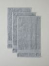 Modern Line Pamuk 3'lü Havlu Seti 30x50 cm Koyu Gri