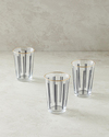 Modern Lines 3'lü Cam Meşrubat Bardağı 290 Ml Siyah