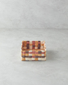 Modern Square Kağıt İp Sepet Kahve