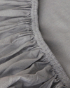 Modern Stripe Polycotton Tek Kişilik Uyku Seti Antrasit