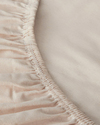 Modern Stripe Polycotton Tek Kişilik Uyku Seti Bej