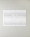Mono Stripe Pamuk Ayak Havlusu 50x70 cm Beyaz - Gri