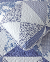 Mosa Blu  Tek Kişilik Yatak Örtüsü Takımı 160x220 cm Lacivert